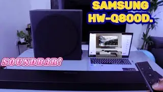 ОБЗОР НАСТРОЙКИ SAMSUNG Q800D | Беспроводная звуковая панель SAMSUNG HW-Q800D 5.1.2CH: захватываю...