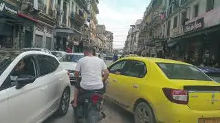 Driving in Annaba Algeria centre-ville la rue bugeaud 09/09/2020
