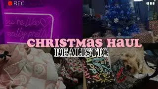 CHRISTMAS HAUL! (Realistic middle class girl)