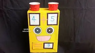 Addition Machine math working model | math project for class 1|math TLM|