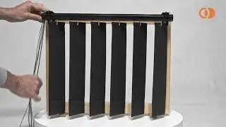 Discover Knall Made-to-Measure Vertical Blinds | Free-Hanging System Without Bottom Chains