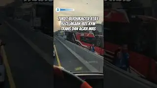 BUS KYM TRANS TABRAKAN DENGAN BUS AGRA MAS #busmania #shorts #kymtrans #agramas #alieffea