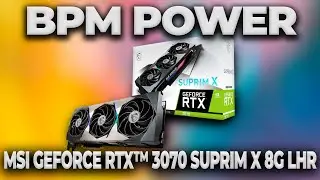 MSI GeForce RTX 3070 Suprim X 8G LHR, close up and details!