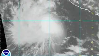 Example of Hurricane Prediction with Astrotometry