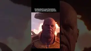 Thanos or Iron Man?  #shorts