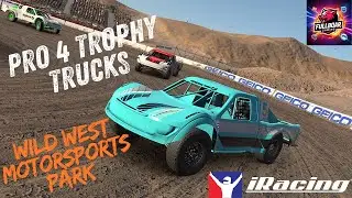 Pro4 Trophy Trucks at WildWest Motorsports Park.#iracing  #pro4trophytrucks #wildwestmotorsportspark
