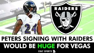 Marcus Peters Signing With The Las Vegas Raiders Would Have A HUGE Impact On Defense & Here&rsquo;s Why