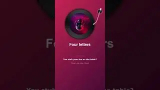 AFTR+MTH presenting (four letters)
