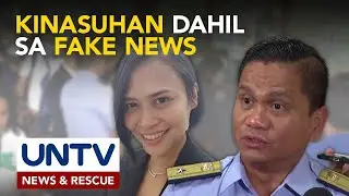 PCG Commodore Jay Tarriela, naghain ng reklamo vs Sass Sasot dahil sa fake news