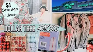 DOLLAR TREE HACKS: How I Organize + Store Your Christmas Decorations 2019! After Christmas Clean Up