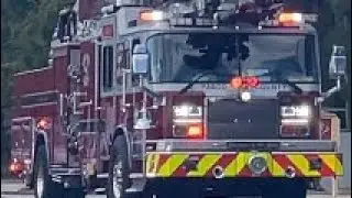 Pasco County Fire Rescue Ladder 19 Responding 