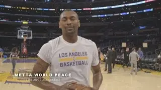Blind Free Throw with L.A. Lakers Player Metta World Peace