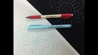 Learn How to Mark Fabric with a Water Soluble Pen and Ceramic Pencil