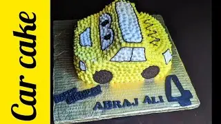 car  🚗 cake  / yellow team / homemade @Srcakesandbakes
