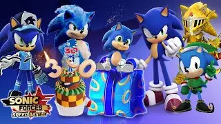 Sonic Forces Mobile But it's Only Sonics [60fps, 2K] #Sonic30th