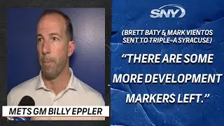 Billy Eppler explains why Brett Baty and Mark Vientos were optioned to  Triple-A | SNY