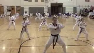 Highlights of Eric Frantz testing for 5th Dan and Erin Bumarch testing for 4th Dan in Taekwondo