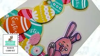 Simon Says Stamp || March 2017 || Card Kit || Easter Egg Greeting Card