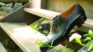 クラシカルなダブルキャップトゥシューズの製作｜Shoemaking｜靴作り｜靴職人｜