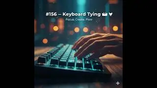 ⌨️ Keyboard Typing Sound Effect | Focus & Productivity Ambience | VibeDrops #156