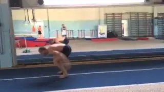 IKSFA. Sergey Rudnev. Burpee + backflip 10 reps. New PR.