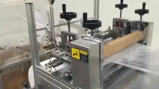 Машина для изготовления одноразовых нетканых шапочек #capmachine