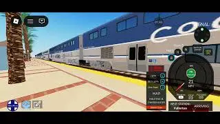 (Roblox) Amtrak Surfliner F59PHI [459] Arrives and Departs at Fullerton