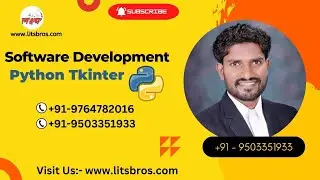 Python GUI: Tkinter Tutorial Beginners In Hindi 2023 | LitsBros #litsbrostutorials #python #tkinter