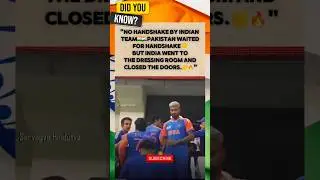 No Handshake 🤝 India vs Pakistan Asia cup 🔥|🇮🇳 #shorts #shortsfeed #trending #nohandshake