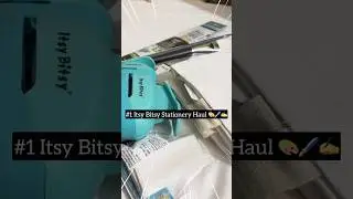 Cute art supplies haul🎨 #itsybitsycraftstore #art #haul #painting #craft #shorts #cute