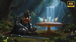 [FANTASY MUSIC] RELAXING IN THE FOREST | 4K Ultra Realistic Tranquil World Of Knights