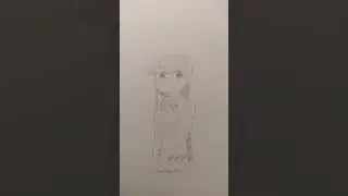Quick Sketch of Komi Shouko from komi-San wa, Comyushou desu / Komi can't communicate #shorts