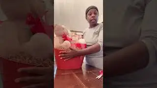 Victoria Secret Bear an Gift box Baskets