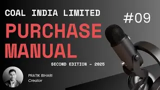 Coal India Purchase Manual 2025 | Chapter 9 Explained in Hindi | Rate & Running Contracts