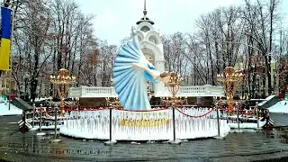 Новогодний Харьков. Первый раз за 30 лет на Новый год снег. 31.12.2025