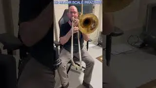 B Flat (Bb) Major Scale Practice (Trombone)