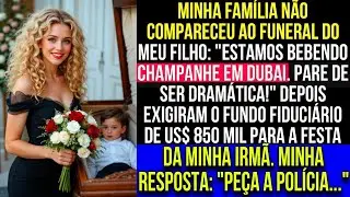 4Meus pais não foram ao funeral do meu filho e depois exigiram US$ 850 mil para a festa da minha