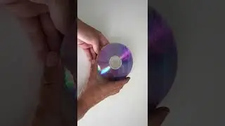 How to make CD transparent | How to cut CDs & DVDs easily | recycle | Cd crafts #shorts