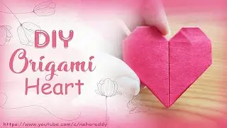 How to make an easy origami heart #shorts