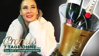 Schluss mit &Uuml;berfluss: die Umweltschutz-Challenge f&uuml;r die Promis! | SAT.1 | Promis 7 Tage Ohne