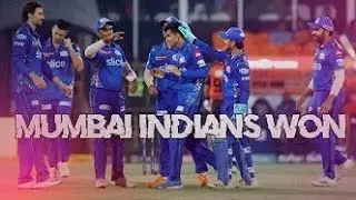 Mumbai Indians Won Status 🔥🥵 || Mi vs Srh ipl 2023 Status 🔥 | mi Won Whatsapp status 😈🔥| @trscricket