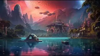 SciFi Landscapes - imagined by AI - 4K