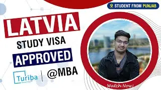 Jatin Study Visa Approved for Latvia | MBA from Turiba University | IndoEuropean