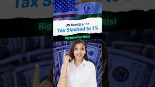 US Remittance Tax Slashed to 1% &mdash; Big Relief for NRIs! #nri #trump #remittance #usanewstoday #nritax