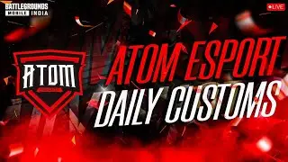 ATOM PRO SCRIMS || 7-10 PM || 4 MATCH B2B || 4 DIFFERENT MAP || ll#bgmi #bgmiindia