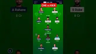 CHE vs KKR2025Dream11prediction/CSK vs KKR dream team #cricket #dream #ipl2025 #ipl #csk #kkr