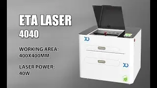ETA Laser Machine cut 3D acrylic lamp