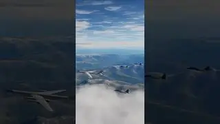 Alaska Skies 2025: Tu-142 & F-15 Eagles #usa #russia #shorts