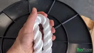24mm White Polysilk Rope (Coil) Demo | BuyRope