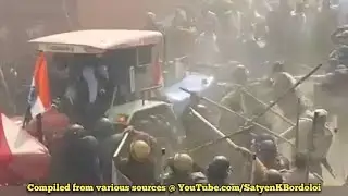 Tractor Rally to Delhi Red Fort - Compilation of Various Footage of 26 January, Republic Day